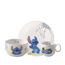 Carica l'immagine nel visualizzatore di Gallery, SET STOVIGLIE BAMBINI 3 P/ZI. IN PORCELLANA ( FROZEN, STITCH)
