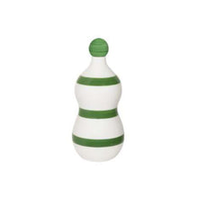 Carica l'immagine nel visualizzatore di Gallery, BOTTIGLIA IN CERAMICA "LIDO" CON FASCE (CM.10,4X21H)