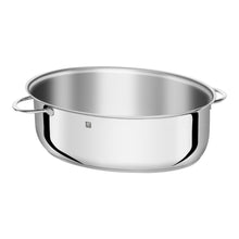 Carica l'immagine nel visualizzatore di Gallery, PENTOLA OVALE PER ARROSTO ACCIAIO INOX PLUS