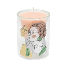 Carica l'immagine nel visualizzatore di Gallery, CANDELA PROF.IN VETRO ( CM.7,5X9,5H) VARI DEC.