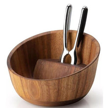 Carica l'immagine nel visualizzatore di Gallery, CIOTOLA IN LEGNO DI ACACIA CON SCHIACCIANOCI ( CM. 20)
