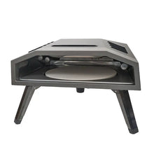 Carica l'immagine nel visualizzatore di Gallery, FORNO INOX P/PIZZA A GAS O-16 C/CUSTODIA ( CM. 64,7 x 34,7 x 35,9H )