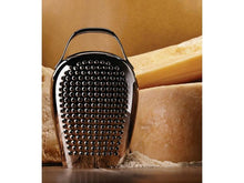 Carica l'immagine nel visualizzatore di Gallery, GRATTUGIA DA TAVOLO IN ACCIAIO INOX " CHEESE PLEASE" CM.6 X 10 H