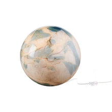 Carica l'immagine nel visualizzatore di Gallery, LAMPADA SFERA IN VETRO DECORATO CM.28