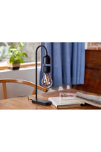 Carica l'immagine nel visualizzatore di Gallery, LAMPADA DA TAVOLO IN METALLO E ABS CON LAMPADINA A LED A SOSPENSIONE MAGN. CM.15X36,5GKO DESIGN (