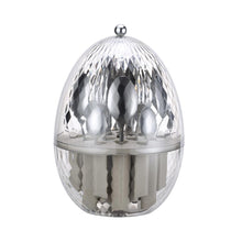 Carica l'immagine nel visualizzatore di Gallery, OVETTO PORTAPOSATE GIREVOLE IN METACRILATO C/POSATE P/6 CM. 20X30H