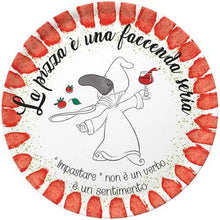 Carica l'immagine nel visualizzatore di Gallery, PIATTO PIZZA IN PORCELLANA CM.32 (VARI DECORI)