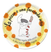 Carica l'immagine nel visualizzatore di Gallery, PIATTO PIZZA IN PORCELLANA CM.32 (VARI DECORI)