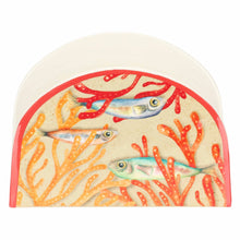 Carica l'immagine nel visualizzatore di Gallery, PORTATOVAGLIOLI IN MELAMINA "SEA LIFE"( CM.15,6X4,7X12)