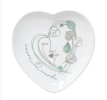 Carica l'immagine nel visualizzatore di Gallery, SVUOTATASCHE  " CUORE VERDE"/" AMORE INTORNO" ( CM.15,5X16,5X2,7H)