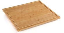 Carica l'immagine nel visualizzatore di Gallery, TAGLIERE SPIANATOIA IN LEGNO BAMBU' ( CM.56X50X3,4H)