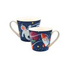 Carica l'immagine nel visualizzatore di Gallery, TAZZA COLAZIONE IN PORCELLANA "AVVENTURE FELICI"(VARI DECORI)