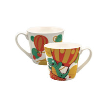 Carica l'immagine nel visualizzatore di Gallery, TAZZA COLAZIONE IN PORCELLANA "AVVENTURE FELICI"(VARI DECORI)
