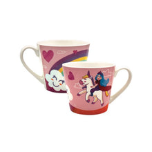 Carica l'immagine nel visualizzatore di Gallery, TAZZA COLAZIONE IN PORCELLANA "AVVENTURE FELICI"(VARI DECORI)