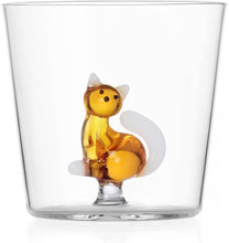 Carica l'immagine nel visualizzatore di Gallery, TUMBLER IN VETRO BOROSILICATO COLL. "TABBY CAT" (VARI SOGGETTI) CL.35