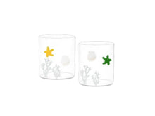 Carica l'immagine nel visualizzatore di Gallery, SET 2 BICCHIERI IN VETRO " LIEVE" MARE