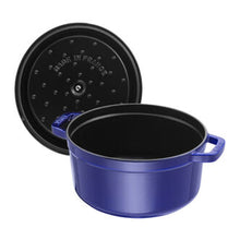 Carica l'immagine nel visualizzatore di Gallery, COCOTTE ROTONDA IN GHISA ( CM. 26X17H) KG.5,7