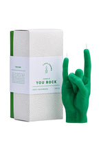 Carica l'immagine nel visualizzatore di Gallery, CANDELA "YOU ROCK" VARI COLORI 365 GR.( CM.20HX7X8)