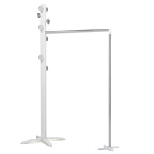 Carica l'immagine nel visualizzatore di Gallery, APPENDIABITI "ESPANSIVA" (BIANCO)(APERTO CM. H 177 | P 44 | L 111/CHIUSOCM.H 177 | P 44 | L 44 )
