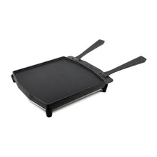 Carica l'immagine nel visualizzatore di Gallery, BISTECCHIERA IN GHISA 2 MANICI CM. 33 X 37 X 7 kg 6,1
