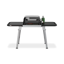 Carica l'immagine nel visualizzatore di Gallery, SUPPORTO ESPANDIBILE/CARRELLO PER BARBECUE ( 75,5CM. H x 168CM. L x 56,5CM. P)