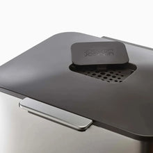 Carica l'immagine nel visualizzatore di Gallery, PATTUMIERA IN ACCIAIO PER RACCOLTA DIFFERENZIATA " TOTEM" 60LT.( 40X81H)
