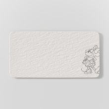 Carica l'immagine nel visualizzatore di Gallery, VASSOIO PORTATA " MANIFACTURE MICKEY MOUSE" ( BN./NERO) CM.34,9X17,9