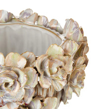 Carica l'immagine nel visualizzatore di Gallery, VASO IN GRES DESIGN FLOREALE ( CM.23x16H )
