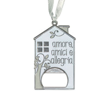 Carica l'immagine nel visualizzatore di Gallery, APRIBOTTIGLIE/PORTACHIAVI IN METALLO SMALTATO ANALLERGICO CM. 4,2 X 7