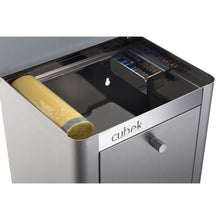 Carica l'immagine nel visualizzatore di Gallery, PATTUMIERA 2 SCOMPARTI INOX