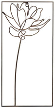Carica l'immagine nel visualizzatore di Gallery, QUADRO RETT.IN METALLO " CAMELIA " CM. 30X60H COLLEZIONE VINTAGE