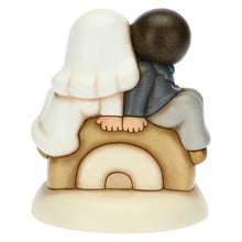 Carica l'immagine nel visualizzatore di Gallery, COPPIA SPOSINI " LOVE" CM. 10,7X7X10,5H