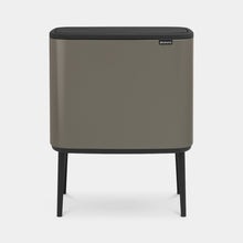 Carica l'immagine nel visualizzatore di Gallery, PORTARIFIUTI BO TOUCH BIN C/ SECCHIO INTERNO DA 36 LT. ( CM.54 X 30 X 68 H) COL.PLATINUM
