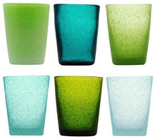 Carica l'immagine nel visualizzatore di Gallery, BICCHIERE IN VETRO " MEMENTO" VARI COLORI