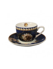 Carica l'immagine nel visualizzatore di Gallery, CF.2 P/ZI TAZZA CAFFE' " DANUBIO BLU"