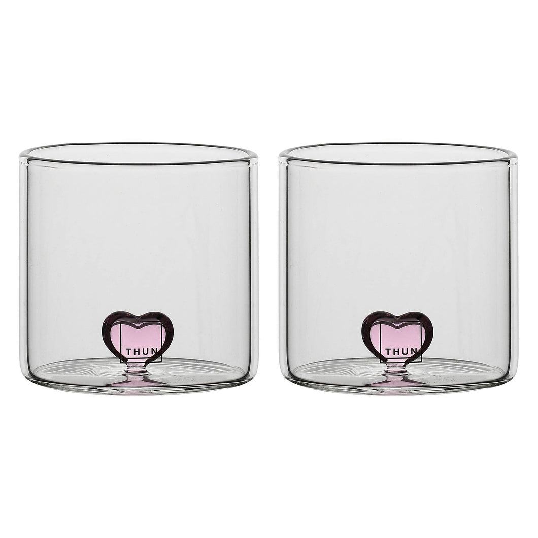 SET 2 BICCHIERINI IN VETRO 