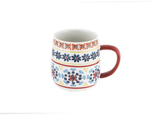 Carica l&#39;immagine nel visualizzatore di Gallery, SET 2 MUG IN PORCELLANA &quot;GARDENY&quot; ( GIALLO/ROSSO)
