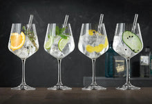 Carica l'immagine nel visualizzatore di Gallery, SET 4CALICI GIN TONIC C/CANNUCCE
