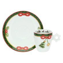 Carica l'immagine nel visualizzatore di Gallery, SET 6 TAZZE CAFFE' "MAGICO NATALE"
