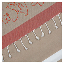 Carica l&#39;immagine nel visualizzatore di Gallery, SET BORSA MARE,POCHETTE E TELO IN COTONE
