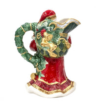 Carica l'immagine nel visualizzatore di Gallery, BROCCA BABBO NATALE IN CERAMICA FITZ &amp; FLOYD CM.  25,5 x32 H( LT.1,4)

