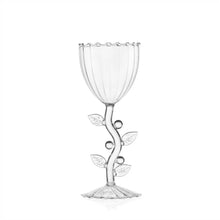 Carica l'immagine nel visualizzatore di Gallery, CALICE OTTICO  IN VETRO BOROSL.COLL." BOTANICA" cm. 8,5x21,5HCALICI BOTANICA ICHENDORF
