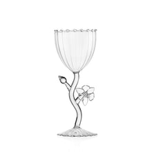 Carica l'immagine nel visualizzatore di Gallery, CALICE OTTICO  IN VETRO BOROSL.COLL." BOTANICA" cm. 8,5x21,5HCALICI BOTANICA ICHENDORF
