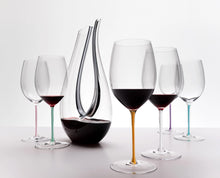 Carica l&#39;immagine nel visualizzatore di Gallery, SET 6 CALICI CABERNET-MERLOT COLORATI &quot;FATTO A MANO&quot;
