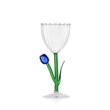 Carica l'immagine nel visualizzatore di Gallery, CALICE IN VETRO OTTICO "BOTANICA" (TULIPANO) CM.8,5X20,5H
