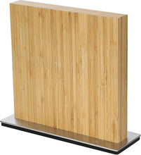 Carica l'immagine nel visualizzatore di Gallery, CEPPO PORTACOLTELLI MAGNETICO IN BAMBU'( CM. 28 x 25 H X9 )
