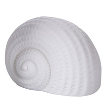Carica l&#39;immagine nel visualizzatore di Gallery, CONCHIGLIA LED DECORATIVA IN PORCELLANA &quot; OCEAN&quot; CM. 18,2 x p. 10,7 x  12,2 H

