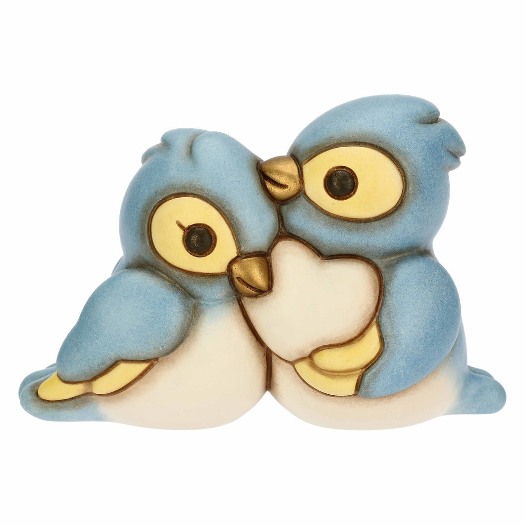 COPPIA CINCIARELLE IN CERAMICA ( CM. 9,4X4,6X6,3)