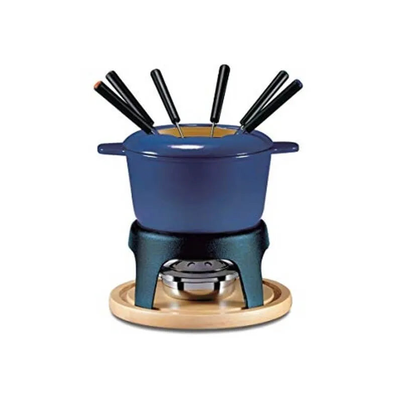 SET FONDUTA IN GHISA SMALTATA 