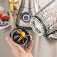 Carica l'immagine nel visualizzatore di Gallery, FRULLATORE INOX " B 800 POWER BLENDER SET" ( CM.22X19X43,5H) 1,5 LT.
